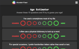 Age Estimator - BlenderTimer Activities