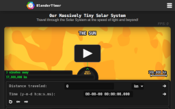 Our Massively Tiny Solar System - BlenderTimer