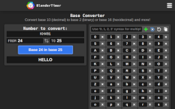 Base Converter - BlenderTimer Web Tool