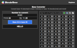 Base Converter - BlenderTimer Web Tool